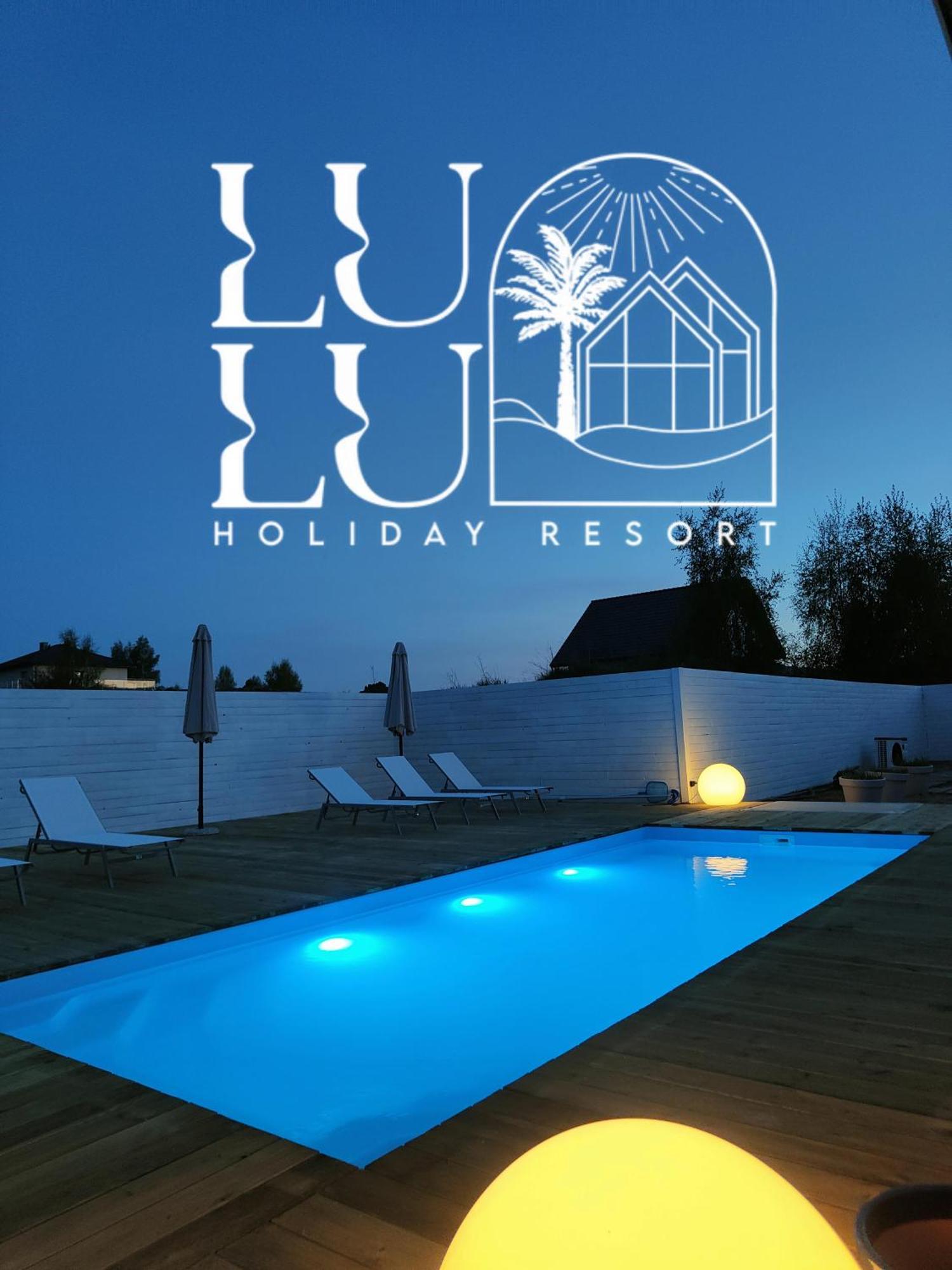 Lulu Holiday Resort Domki Z Podgrzewanym Basenem Mielno  Exteriér fotografie